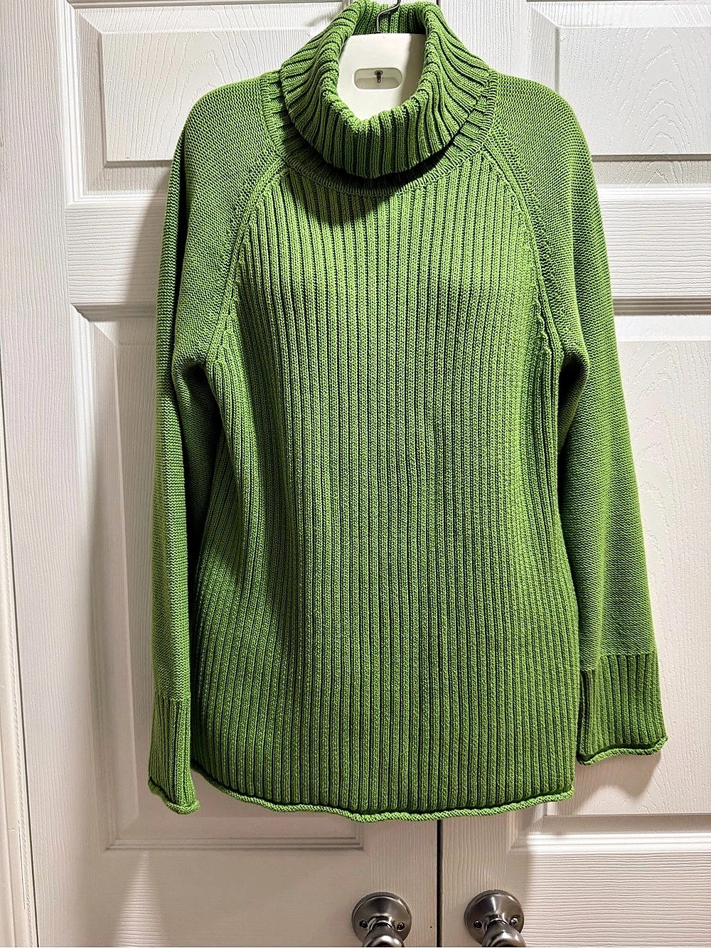 Green Cowl Neck Sweater Like New
